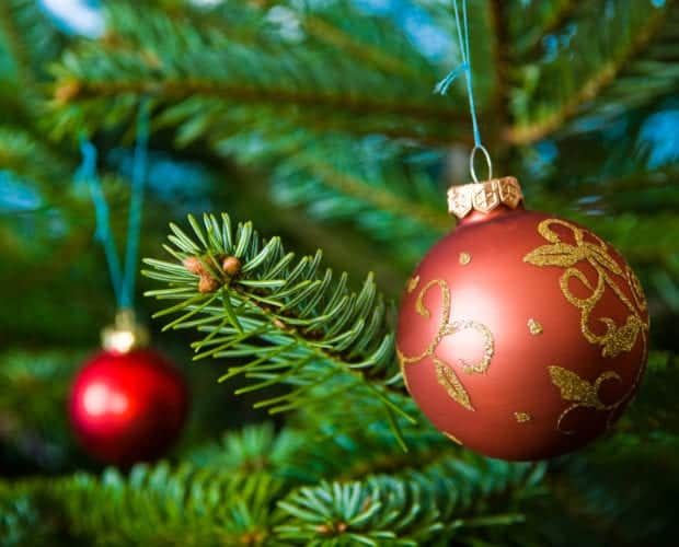 Christmas tree with ornament