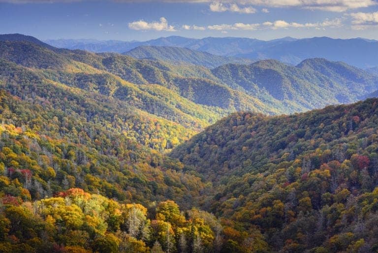 Great Smoky Mountains during autumn