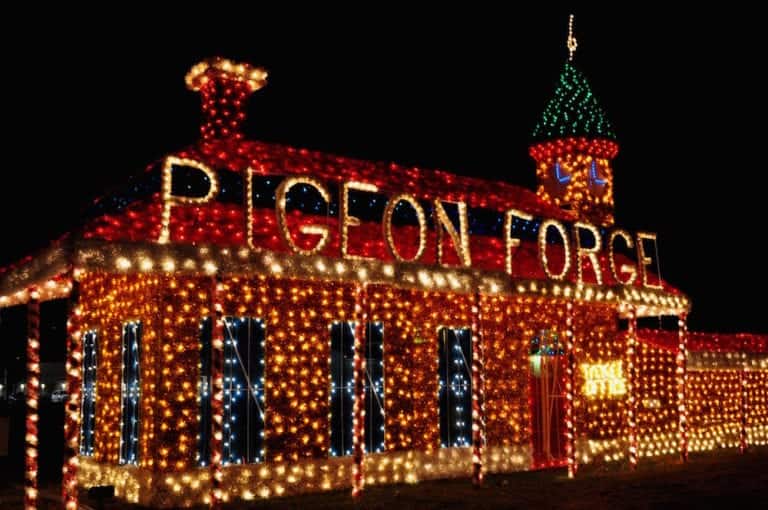 Pigeon Forge holiday lights