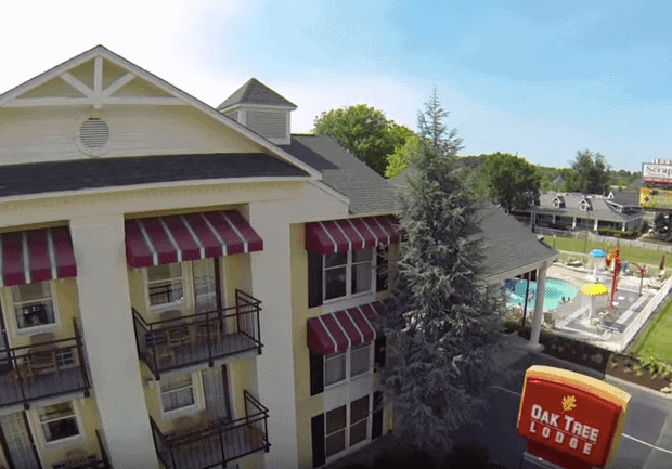 The Oak Tree Lodge in Pigeon Forge TN.