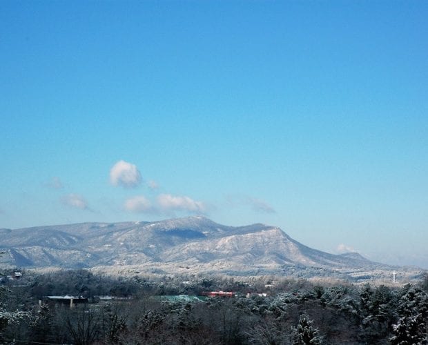 Pigeon Forge TN in the winter.