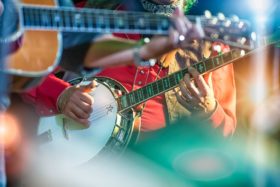 live bluegrass music